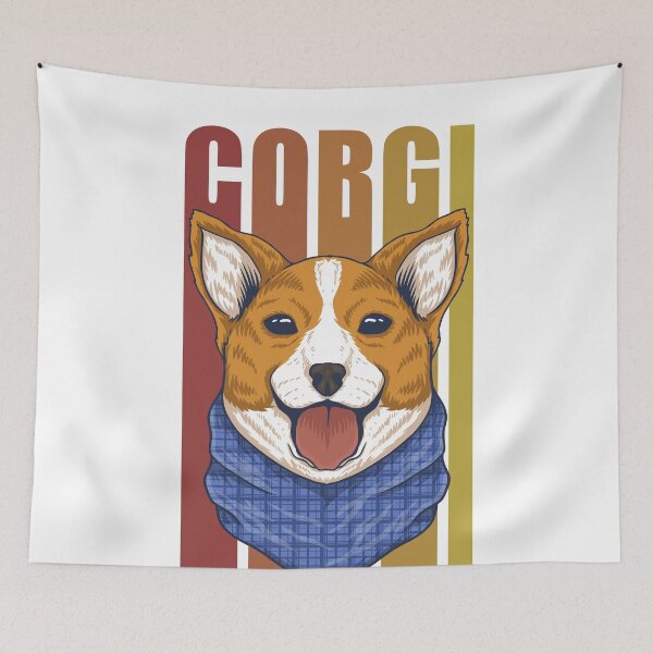 Item preview, Artistic Colorful Corgi Dog  designed and sold by urban-color.