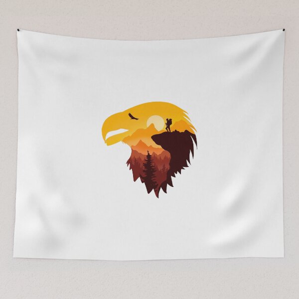 Item preview, Eagles and beautiful landscape designed and sold by landscapeworlds.