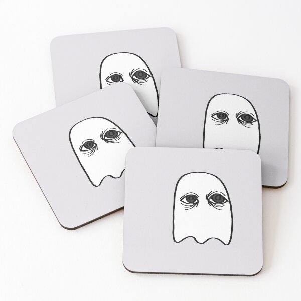 Item preview, tired ghost designed and sold by MoldyTeabag.