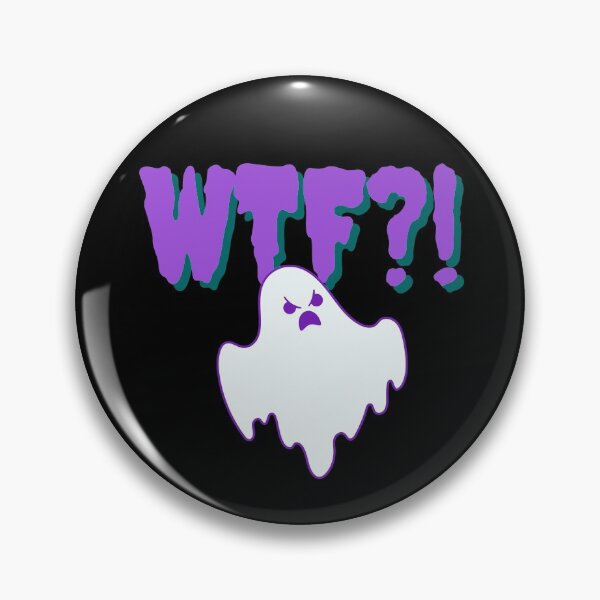 Item preview, WTF Ghost designed and sold by Ink-and-Thread.