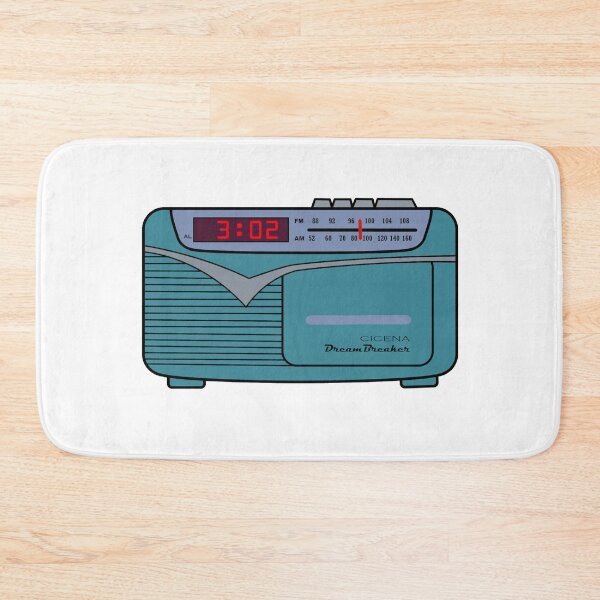 Item preview, Hand Drawn Vintage Radio aqua designed and sold by mrtraz.