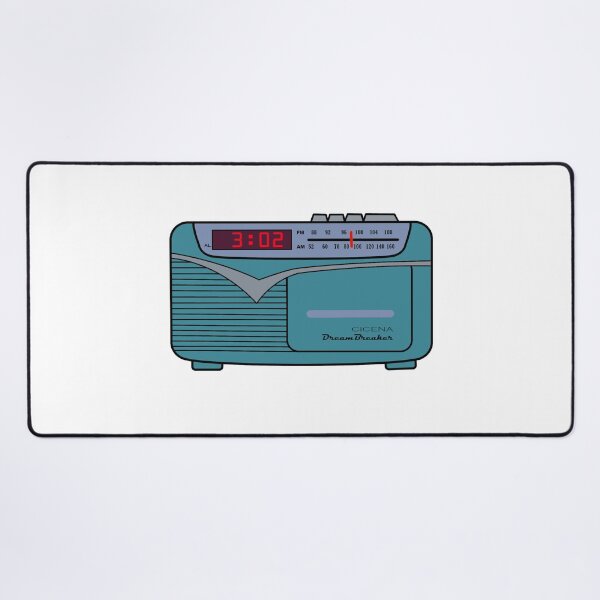 Item preview, Hand Drawn Vintage Radio aqua designed and sold by mrtraz.