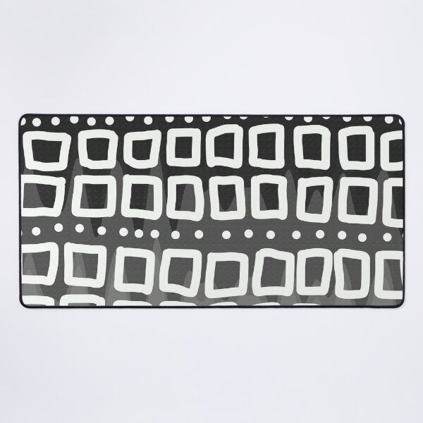 Item preview, Abstract Squares and Dots in Grays designed and sold by Whoopsidoodle.