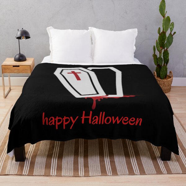 Item preview, Funny And Macabre Happy Halloween Coffin And Blood designed and sold by StormyMuse.