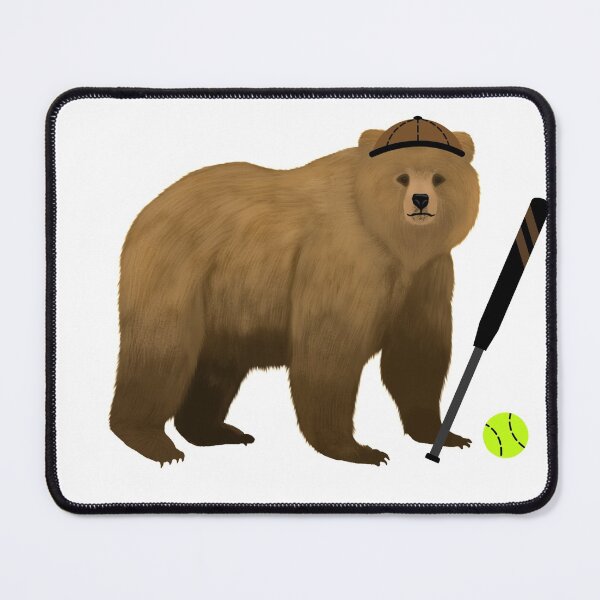 Item preview, Softball Bear designed and sold by cmd-art.