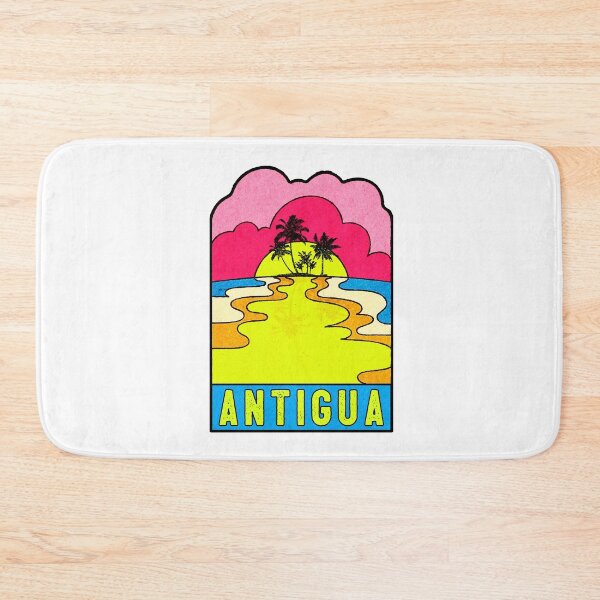 Item preview, Antigua Groovy Sunset 70's Hippie Hippy Vintage Barbuda designed and sold by DESTINATIONS DECAL DOS.