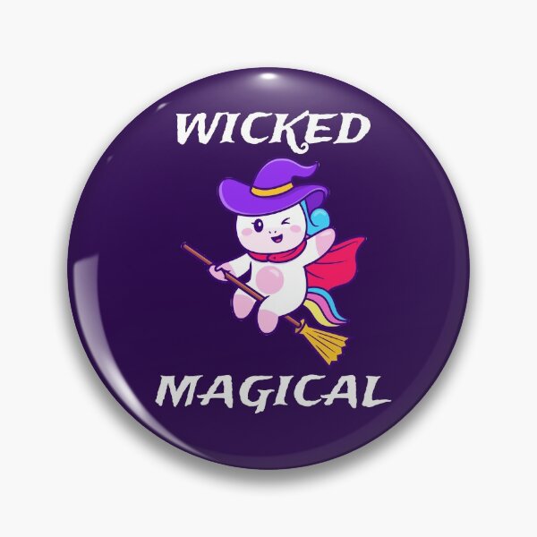 Artikelvorschau, 2021 Halloween Einhorn Hexenhut Wicked Magical Kawaii Funny entworfen und verkauft von gkao.