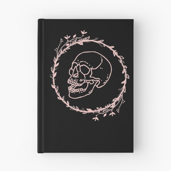Item preview, Skull in a Ring of Leaves designed and sold by Ink-and-Thread.