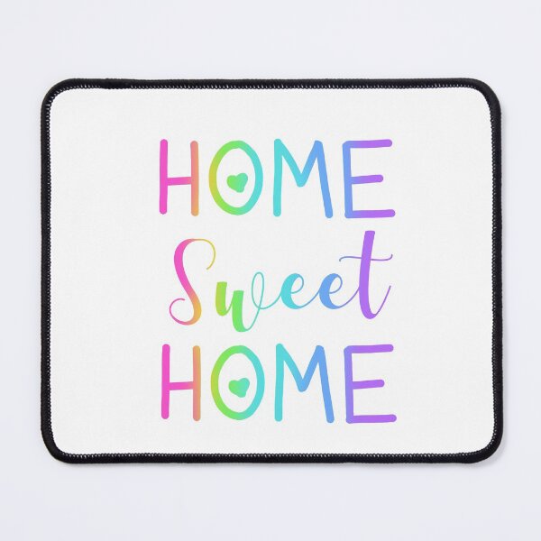 Item preview, Home Sweet Home - Rainbow Gradient on Black designed and sold by Whoopsidoodle.
