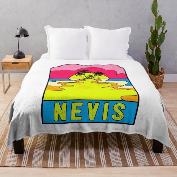 Item preview, Nevis Groovy Sunset 70's Hippie Hippy Vintage Saint Kitts designed and sold by DESTINATIONS DECAL DOS.