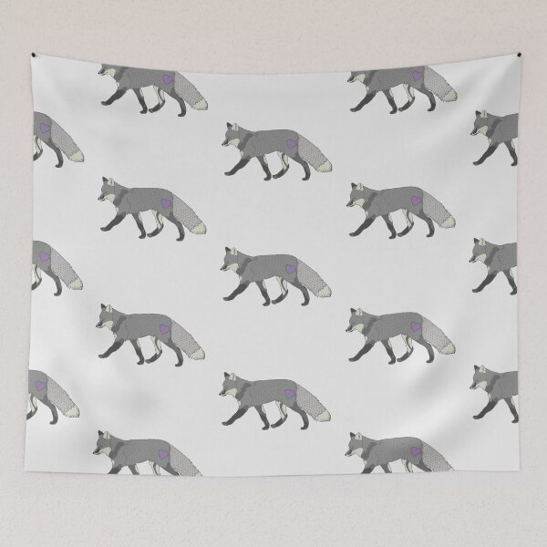 Item preview, Fox Heart Purple designed and sold by Ashley Gagnon.