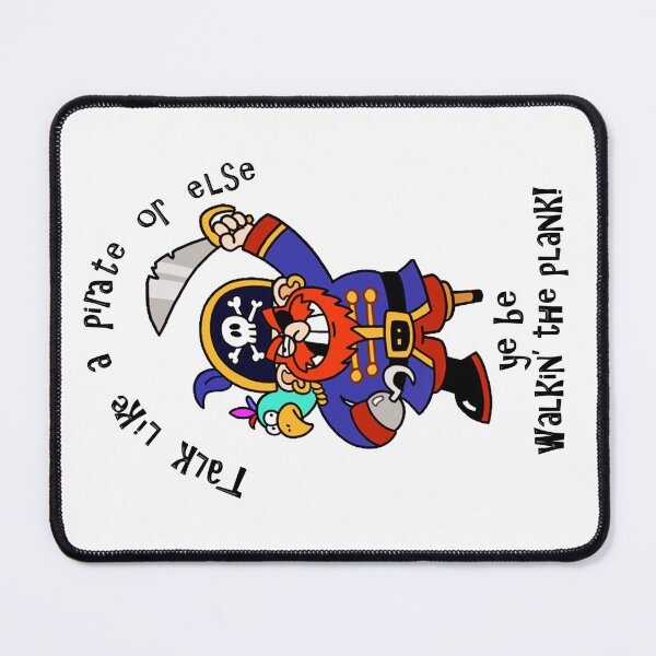 Item preview, Cartoon Pirate with Peg Leg & Parrot designed and sold by Gravityx9.