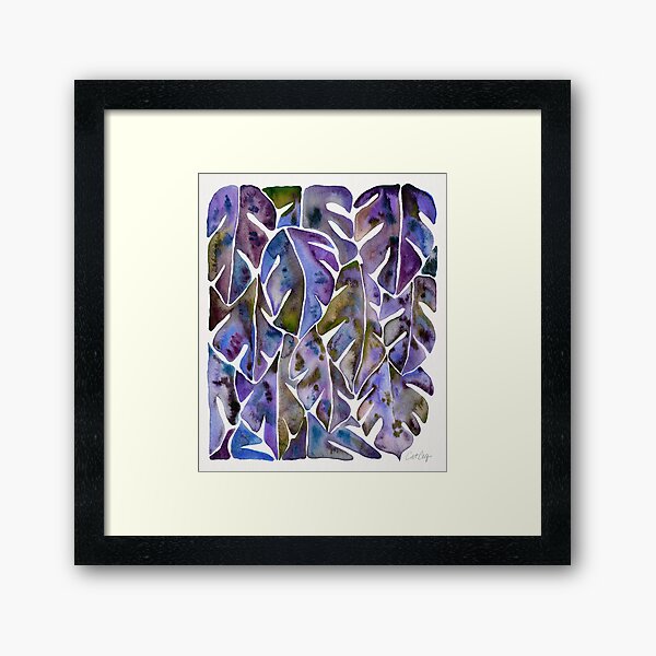 Item preview, Split Leaf Philodendron – Purple designed and sold by Cat Coquillette.