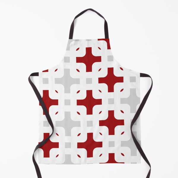 Artikelvorschau, Modern ornamental pattern in burgundy, grey, white entworfen und verkauft von Svitac.