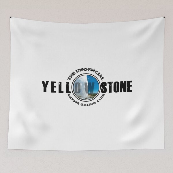 Item preview, UNOFFICIAL GEYSER GAZING CLUB Yellowstone National Park - geyser gazer designed and sold by SmyrnaBuffalo.
