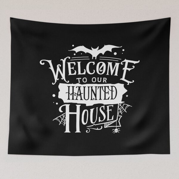 Aperçu de l'œuvre Welcome to our haunted house créée et vendue par oh  it's holiday!.