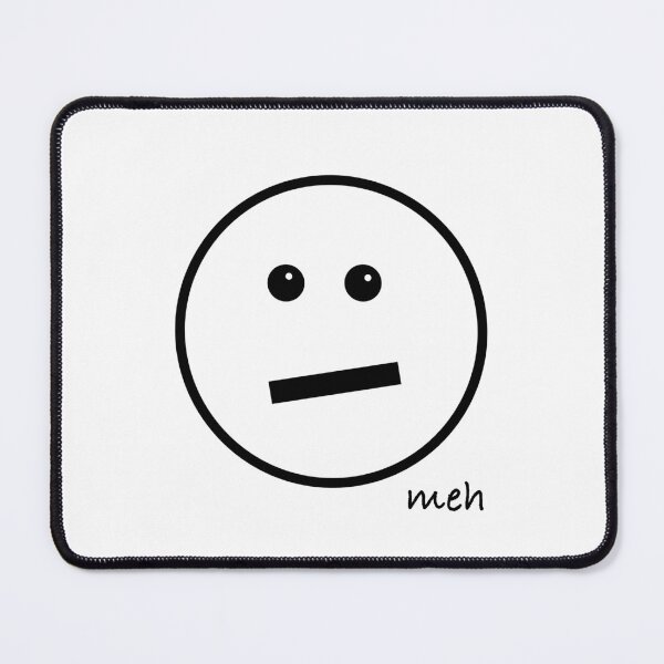 Item preview, Meh Face - Oversized on Yellow designed and sold by Whoopsidoodle.