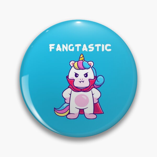 Item preview, Halloween 2021 Kawaii Unicorn Vampire Fangtastic Funny Pun designed and sold by gkao.