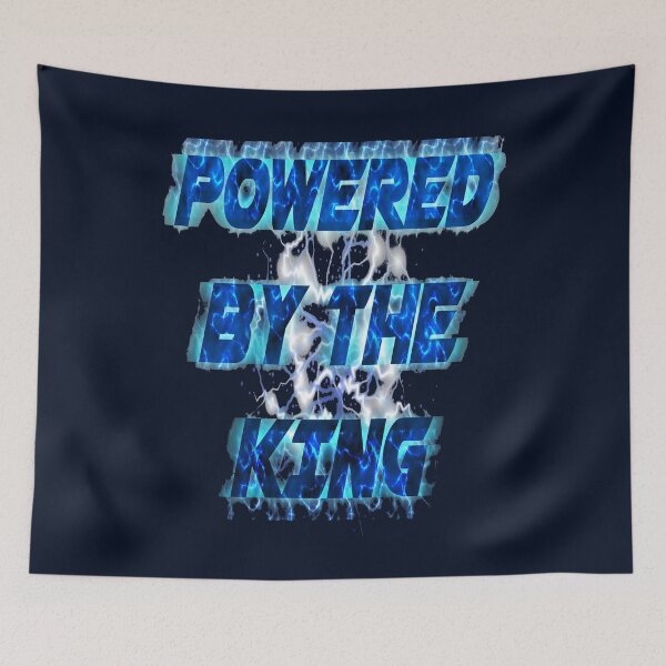 Item preview, POWERED BY THE KING - EMPOWERED SPIRITUALLY MOTIVATED QUOTE designed and sold by PhillDaPhlava.