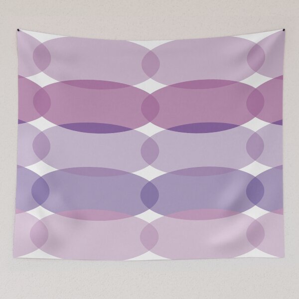 Item preview, Transparent Oval Forms Light Pink, Purple, Lilac, Lavender designed and sold by QuestingPixel.