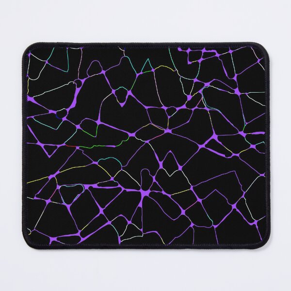 Item preview, Glow Lines 2 - Bright Colors on Black designed and sold by Whoopsidoodle.