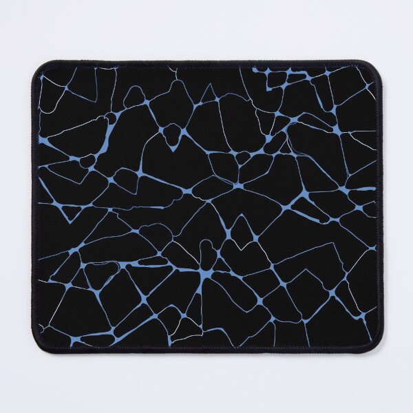 Item preview, Glow Lines in Blue on Black designed and sold by Whoopsidoodle.