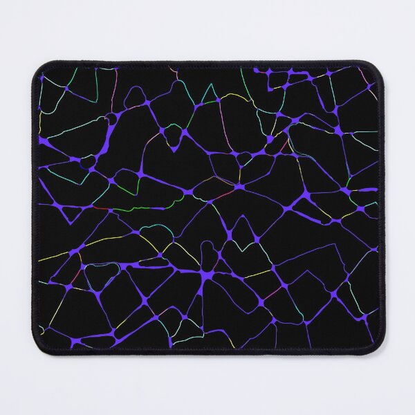 Item preview, Glow Lines - Bright Colors on Black designed and sold by Whoopsidoodle.