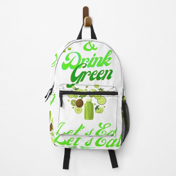 Item preview, Cute Funny Let's  Eat & Drink Green designed and sold by Darlene Douglas-Jackson.