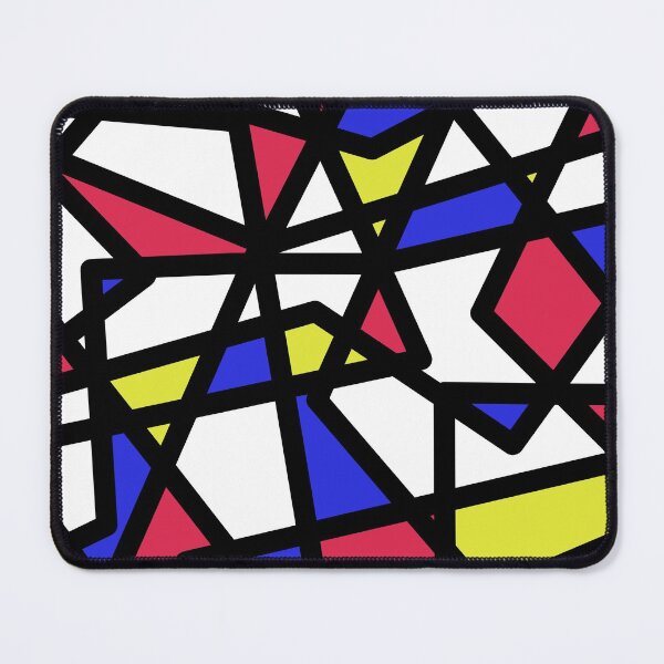Item preview, Primary Colors Geometric Lines and Shapes designed and sold by Whoopsidoodle.
