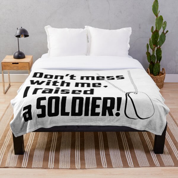 Item preview, Army Mom Don't mess with me, I raised a Soldier! designed and sold by Thats-the-T.