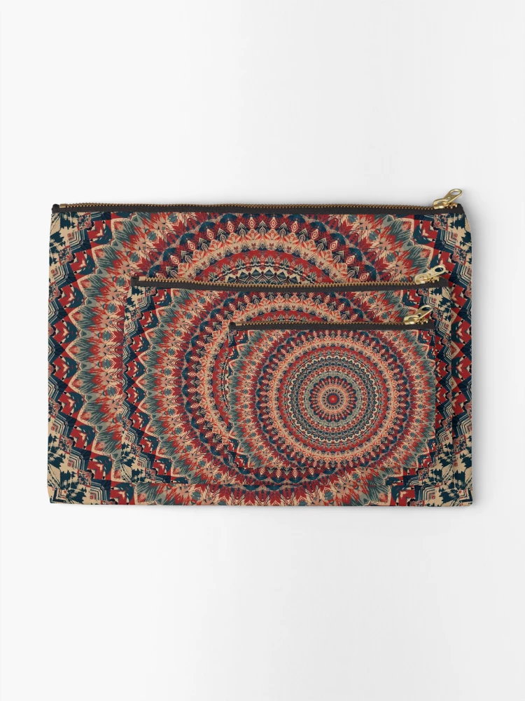 Thumbnail 2 of 4, Zipper Pouch, Mandala 145 designed and sold by Mandala Of Life.