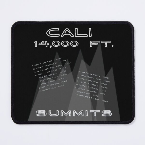 Item preview, California's 14,000 foot Summits designed and sold by daysray.