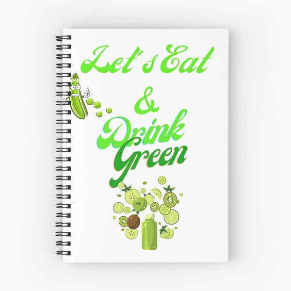 Item preview, Cute Funny Let's  Eat & Drink Green designed and sold by Darlene Douglas-Jackson.