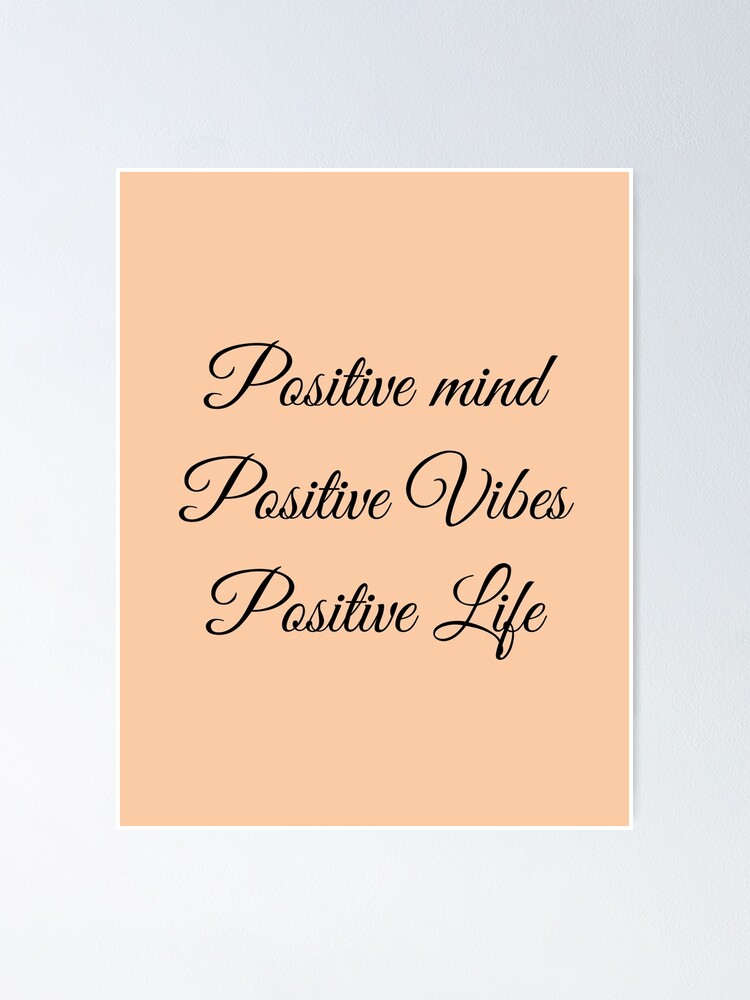 Thumbnail 1 of 3, Poster, Positive Life designed and sold by Hanger52.