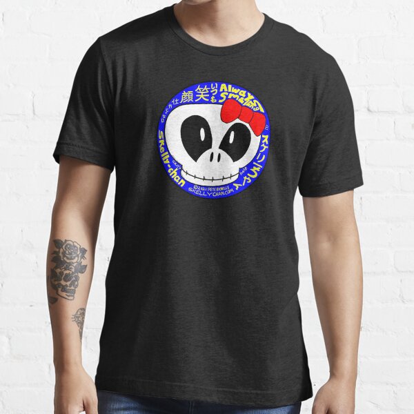 Skelly-chan Always Smiling Essential T-Shirt