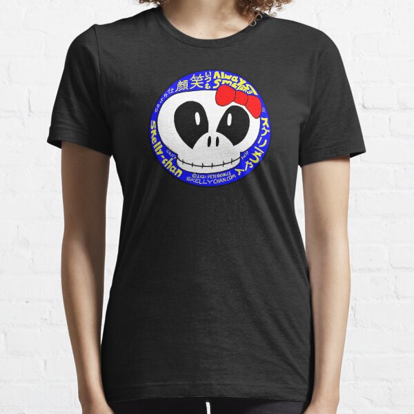 Skelly-chan Always Smiling Essential T-Shirt