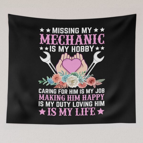 Item preview, Missing My Mechanic is My Hobby designed and sold by eajob.