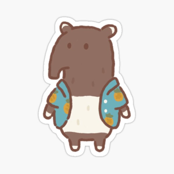Vista previa del artículo con la obra «Tapir», diseñado y vendido por GnatDesigns.