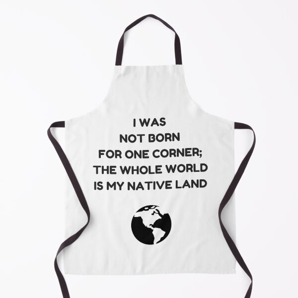 Item preview, Stoic Philosophy Quote - The Whole World is My Native Land designed and sold by Inspirationmotivation.
