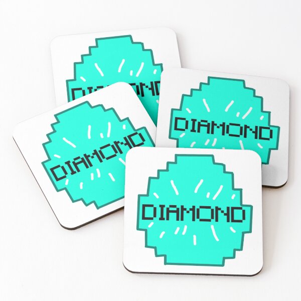 Item preview, Minecraft Diamond Cartoony Design designed and sold by jamcaYT.
