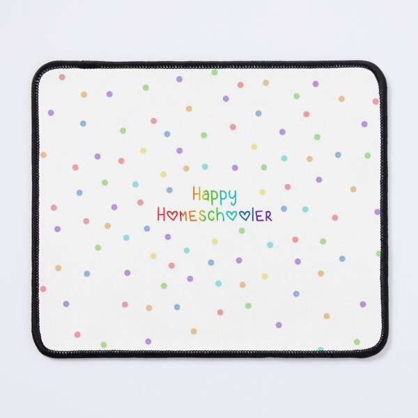 Item preview, Happy Homeschooler - Rainbow Dots designed and sold by Whoopsidoodle.