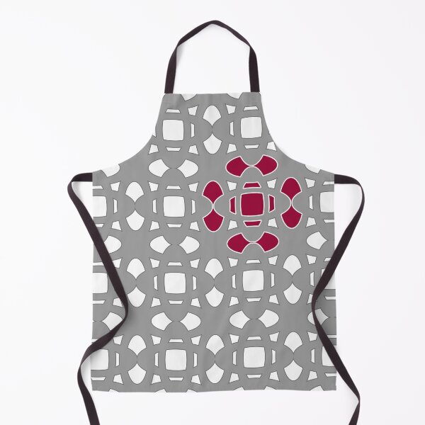 Aperçu de l'œuvre Modern ornamental pattern in grey, red, white créée et vendue par Svitac.