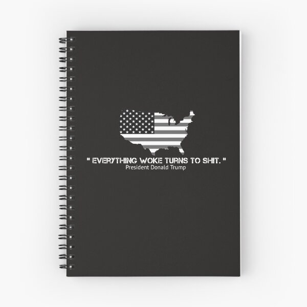 Item preview, Funny Sayings Trump "Everything Woke Turns to Shit."  designed and sold by SarahMohanad.