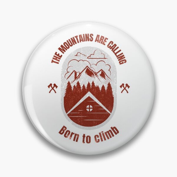 Item preview, Mountains Calling - Born to Climb - Hiking designed and sold by Designs2Excite.