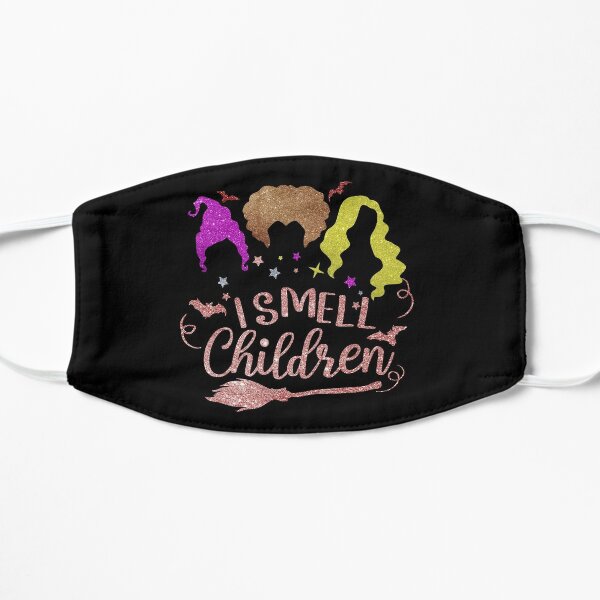 I smell children Halloween Glitter, Witches Hair Glitter, Halloween Party, Sanderson Sisters ,Halloween Outfit, Hocus Pocus Squad  Flat Mask