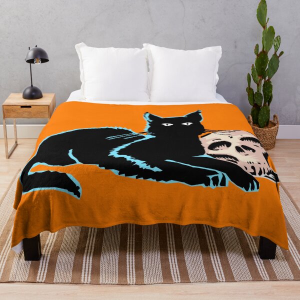 Item preview, Cat and Skull designed and sold by ArtEntwined.
