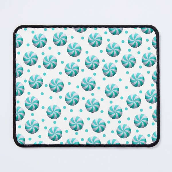 Item preview, Teal Peppermint Polka Dots designed and sold by Whoopsidoodle.