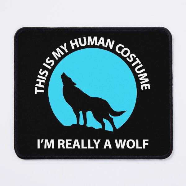 Item preview, Funny Halloween This Is My Human Costume I’m Really A Wolf designed and sold by StudioTina.