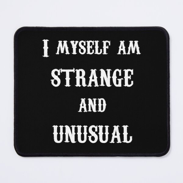 Item preview, Strange and Unusual- White Text designed and sold by markdwaldron.