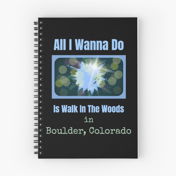 Item preview, All I Wanna Do Is Walk Boulder Woods designed and sold by artfulnotebook.